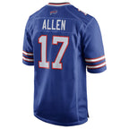 B.Bills #17 Josh Allen Player Royal Home Game Gdoa Stitched Jerseys