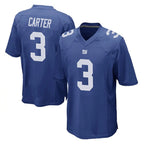 NY.Giants #3 Abdul Carter Player Royal Home Game Gdoa Stitched Jerseys