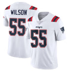 NE.Patriots #55 Jared Wilson Player White Vapor Untouchable Home Game Gdoa Stitched Jerseys