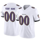 Custom B.Ravens White Vapor F.U.S.E. Limited Any Name & Numbers Gdoa Stitched Jerseys
