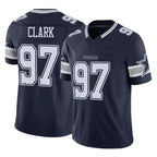 D.Cowboys #97 Kenny Clark Player Navy Limited Vapor F.U.S.E. Home Game Gdoa Stitched Jerseys