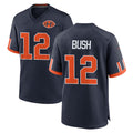 C.Bears #12 Devin Bush Player Navy 2026 Rivalries Collection Home Game Gdoa Stitched Jerseys