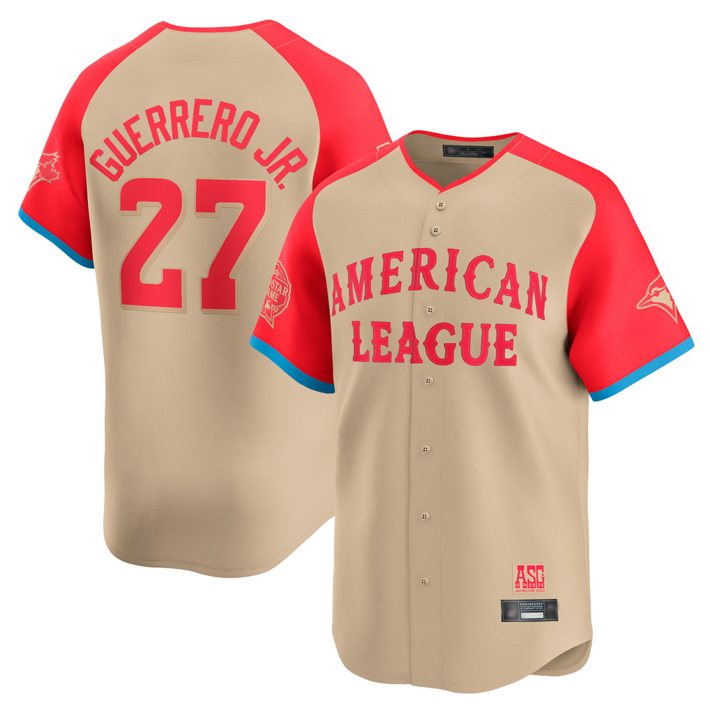 T.Blue Jays #27 Vladimir Guerrero Jr. Player Cream American League All-Star Game Limited Player Fdoa Stitched Jerseys
