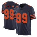 C.Bears #99 Gervon Dexter Sr. Player Navy Blue Alternate Vapor Untouchable Limited Gdoa Stitched Jerseys