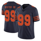 C.Bears #99 Gervon Dexter Sr. Player Navy Blue Alternate Vapor Untouchable Limited Gdoa Stitched Jerseys