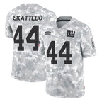 NY.Giants #44 Cam Skattebo Player Arctic Camo Salute To Service Limited Game Gdoa Stitched Jerseys