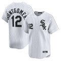 C.White Sox #12 Colson Montgomery Player White Stripe Limited Home Gdoa Stitched Jerseys