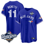 T.Blue Jays #11 Bo Bichette Player Blue 2025 World Series Rush Limited Fdoa Stitched Jerseys