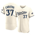 M.Twins #37 Victor Caratini Player Cream Home Limited Elite Fdoa Stitched Jerseys