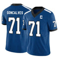 IN.Colts #71 Matt Goncalves Player Royal Limited Indiana Nights Alternate Vapor F.U.S.E. Home Game Gdoa Stitched Jerseys