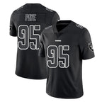 LV.Raiders #95 Kwity Paye Player Black Limited Black Impact Home Game Stitched Jerseys