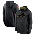B.Bills ## Bills Blank Player Black Salute to Service Hoodies Hame Gdoa Stitched Jerseys