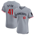 M.Twins #41 Joe Ryan Player Gray Home Limited Elite Fdoa Stitched Jerseys
