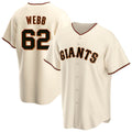 SF.Giants #62 Logan Webb Player Cream Home Game Fdoa Stitched Jerseys
