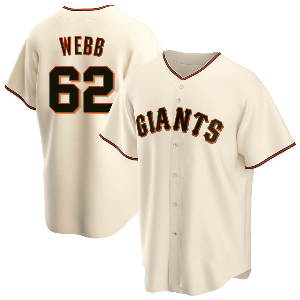 SF.Giants #62 Logan Webb Player Cream Home Game Fdoa Stitched Jerseys