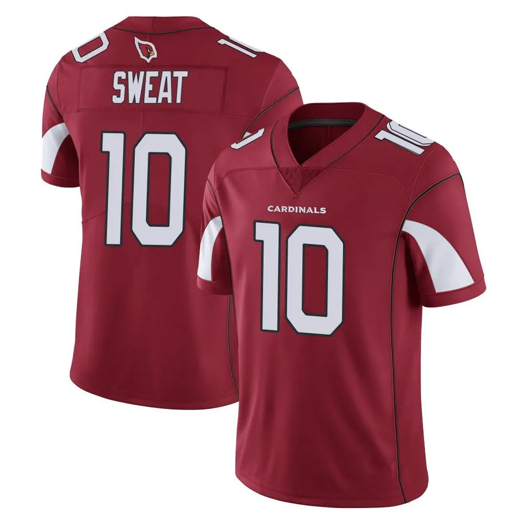 A.Cardinals #10 Josh Sweat Player Cardinal Vapor Limited Home Game  Gdoa Stitched Jerseys