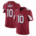 A.Cardinals #10 Josh Sweat Player Cardinal Vapor Limited Home Game  Gdoa Stitched Jerseys