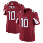 A.Cardinals #10 Josh Sweat Player Cardinal Vapor Limited Home Game  Gdoa Stitched Jerseys