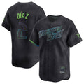 T.Bay Rays #2 Yandy Diaz Player Black City Connect Home Limited Fdoa Stitched Jerseys