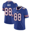 B.Bills #88 Dawson Knox Player Royal Vapor Untouchable Limited Gdoa Stitched Jerseys