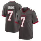 TB.Buccaneers #7 Bucky Irving Player Pewter Alternate Home Game Gdoa Stitched Jerseys