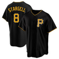 P.Pirates #8 Willie Stargell Player Black Alternate 2025 Home Game Fdoa Stitched Jerseys