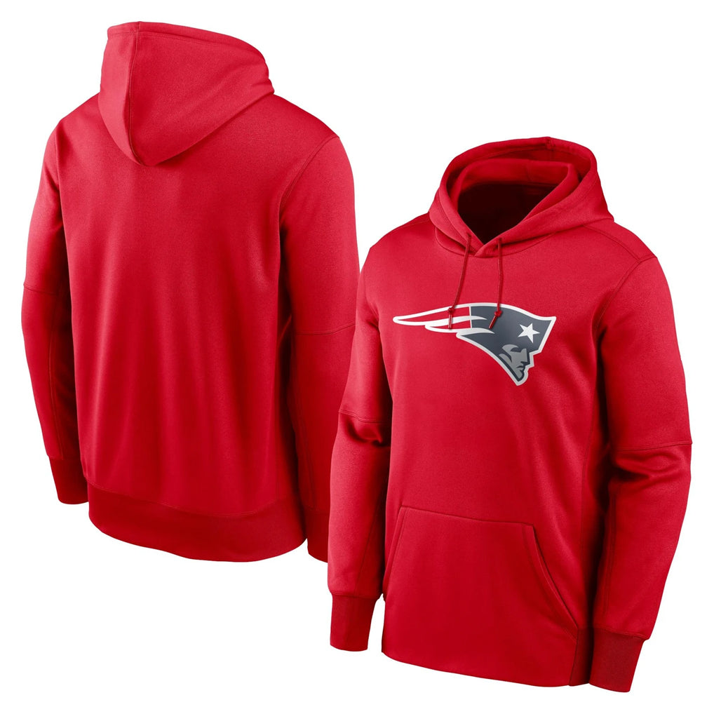 NE.Patriots ## Patriots Blank Player Red LOGO Pullover Hoodies Home Game Gdoa Stitched Jerseys