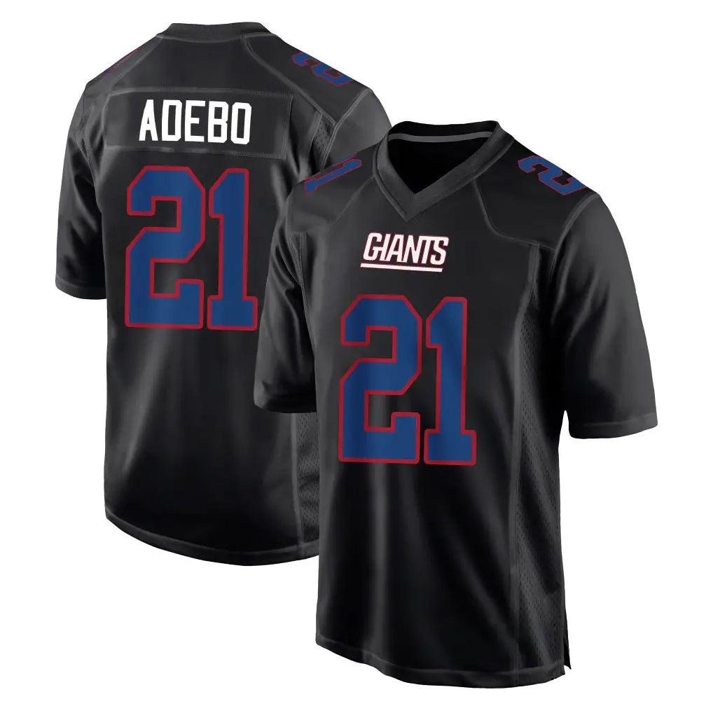 NY.Giants #21 Paulson Adebo Player Carbon Fashion Limited Home Game Gdoa Stitched Jerseys