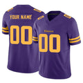 Custom M.Vikings Purple Limited Alternate Vapor F.U.S.E. Home Game Any Name & Numbers Gdoa Stitched Jerseys