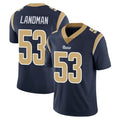 LA.Rams #53 Nate Landman Player Navy Limited Vapor Untouchable Home Game Gdoa Stitched Jerseys