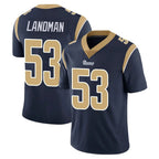 LA.Rams #53 Nate Landman Player Navy Limited Vapor Untouchable Home Game Gdoa Stitched Jerseys