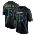 S.Seahawks #13 Ernest Jones IV Player Black Limited Fashion Home Game Gdoa Stitched Jerseys