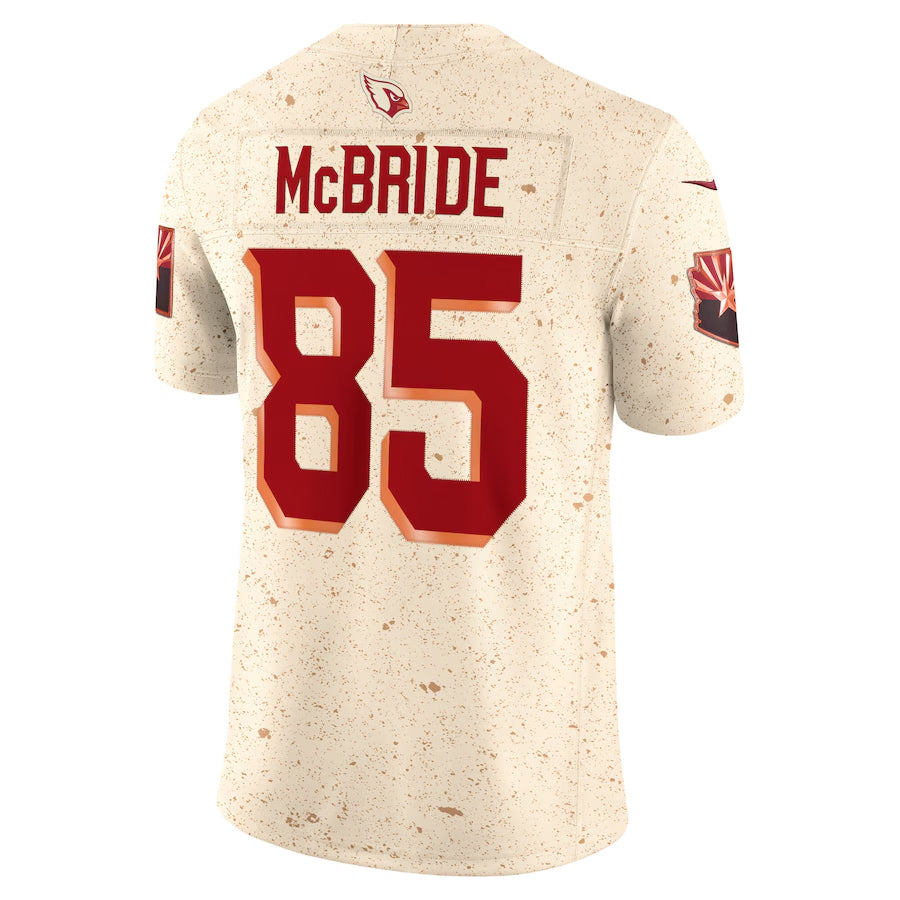 A.Cardinals #85 Trey McBride Player Rivalries Collection Vapor Limited Gdoa Stitched Jerseys