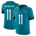 J.Jaguars #11 Parker Washington Player Teal Vapor Untouchable Limited Home Game Gdoa Stitched Jerseys