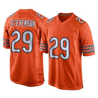 C.Bears #29 Tyrique Stevenson Player Orange Home Game Gdoa Stitched Jerseys