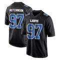 D.Lions #97 Aidan Hutchinson Player Black Fashion Home Game Gdoa Stitched Jerseys