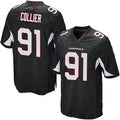 A.Cardinals #91 L.J. Collier Player Black Game Gdoa Stitched Jerseys