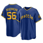 S.Mariners #56 Randy Arozarena Player Royal Home Game Fdoa Stitched Jerseys