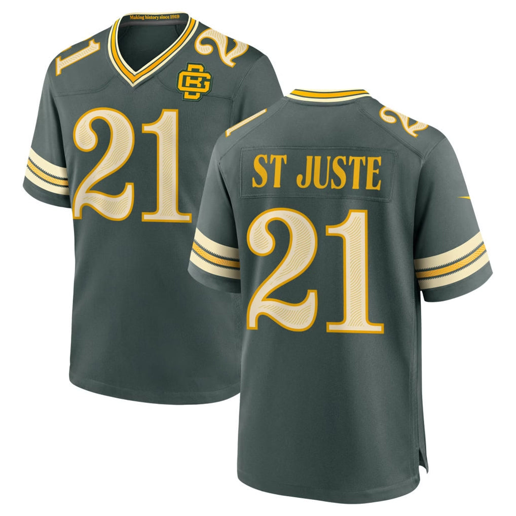 GB.Packers #21 Benjamin St-Juste Player Green 2026 Rivalries Collection Home Game Gdoa Stitched Jerseys