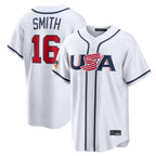 LA.Dodgers #16 Will Smith Player White USA 2026 World Classic Limited Home Fdoa Stitched Jerseys