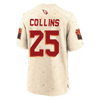 A.Cardinals #25 Zaven Collins Player Cream Rivalries Collection Game Gdoa Stitched Jerseys