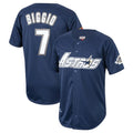 H.Astros #7 Craig Biggio Player Navy Mitchell & Ness Cooperstown Collection 1994 Limited Gdoa Stitched Jerseys