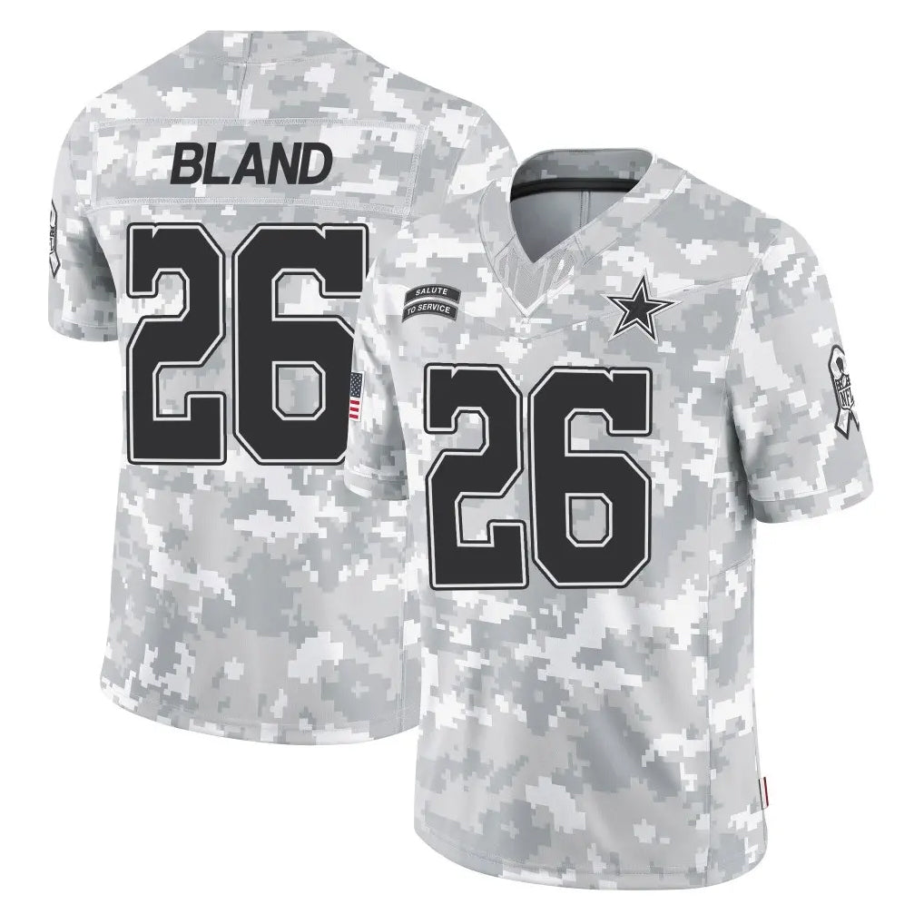 D.Cowboys #26 DaRon Bland Player Arctic Camo Salute to Service Limited Home Game Gdoa Stitched Jerseys