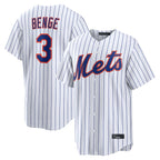 NY.Mets #3 Carson Benge Player White Home Limited Fdoa Stitched Jerseys
