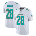 M.Dolphins #28 De'Von Achane Player White Limited Vapor Untouchable Home Game Gdoa Stitched Jerseys