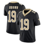 NO.Saints #19 Barion Brown Player Black Limited Vapor Untouchable Home Game Gdoa Stitched Jerseys