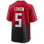 A.Falcons #5 Drake London Player Red Home Game Gdoa Stitched Jerseys