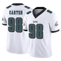 P.Eagles #98 Jalen Carter Player White Limited Vapor F.U.S.E. Home Game Gdoa Stitched Jerseys