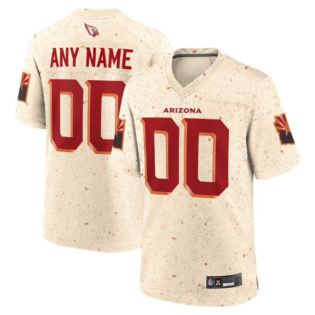 Custom A.Cardinals Cream Rivalries Collection Home Game Gdoa Stitched Jerseys