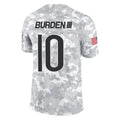 C.Bears #10 Luther Burden III Player Arctic Camo Salute to Service Limited Gdoa Stitched Jerseys